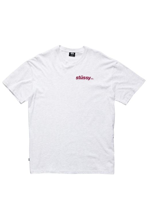 Stussy Mens Italic SS T Shirt White - WTKFB6910